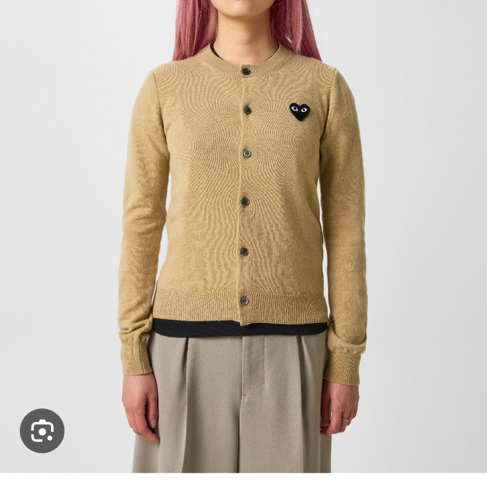 COMME DES GARCONS PLAY black heart cardigan